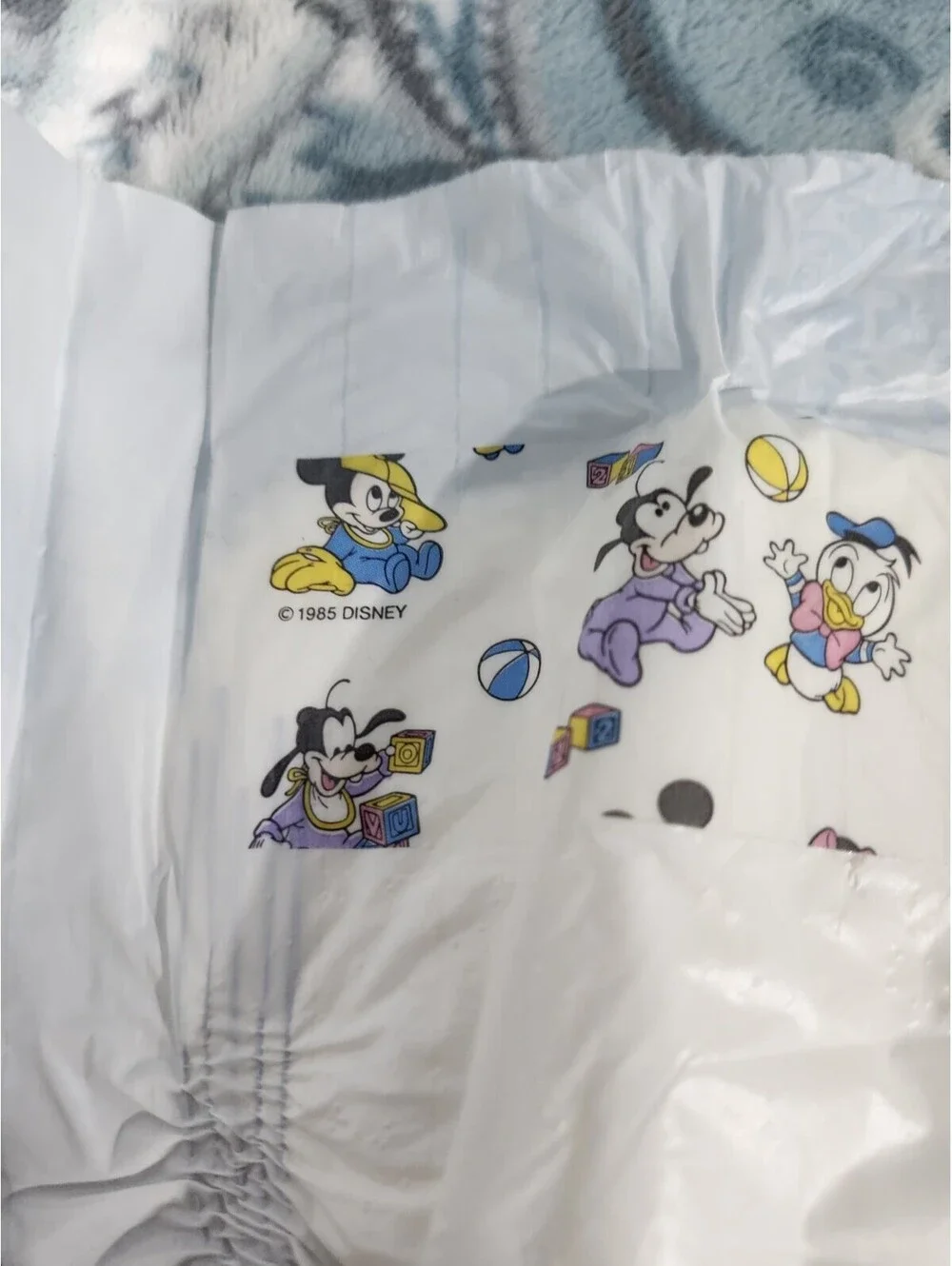Vintage Very Rare 1985 Disney Mickey Mouse Babys Diaper New